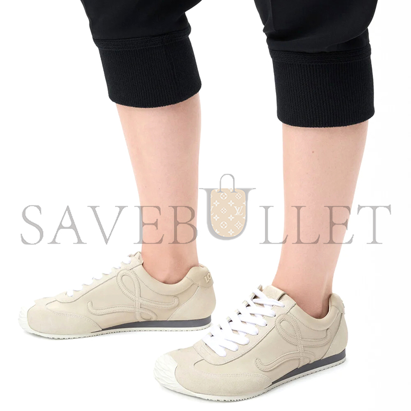 L0ew* ballet runner 2.0 in nylon and calfskin llbr282x03 2